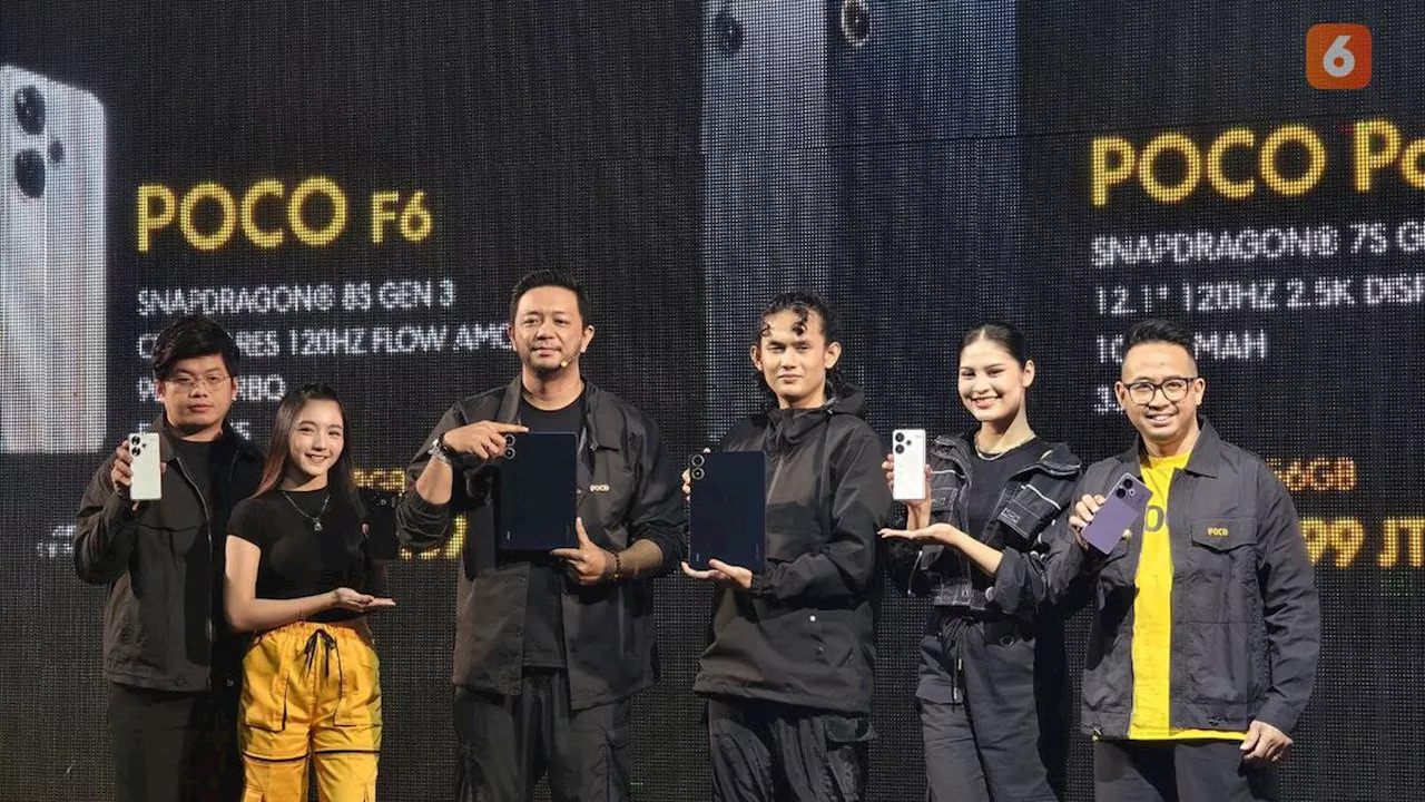 Poco Boyong Flagship Poco F6 ke Indonesia, Harga Mulai Rp 4,8 Jutaan