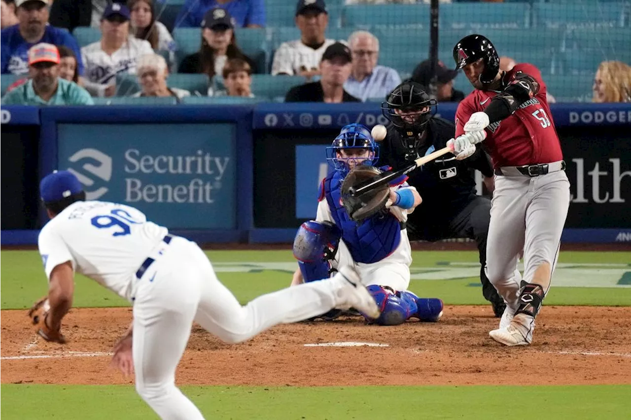 Walker hits 16th and 17th career homers at Dodger Stadium as Arizona ...