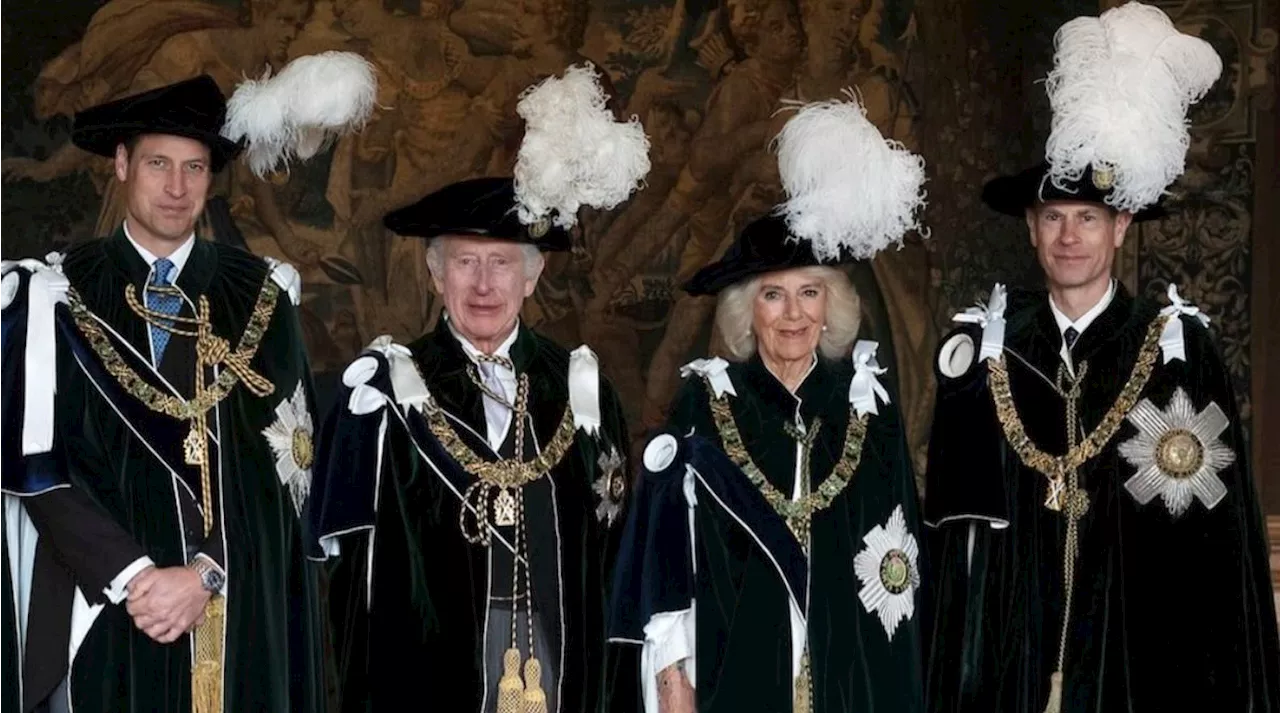 King Charles, Queen Camilla, Prince William and Prince Edward Appear in New Official Portrait