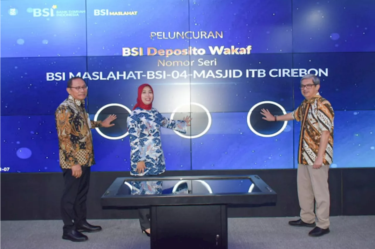 BSI dan ITB Luncurkan BSI Deposito Wakaf untuk Masjid di Cirebon