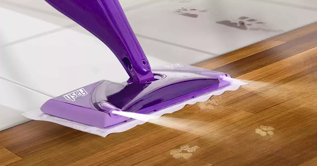 Amazon's £20 'power mop' makes cleaning kitchen and bathroom floors a 'breeze'