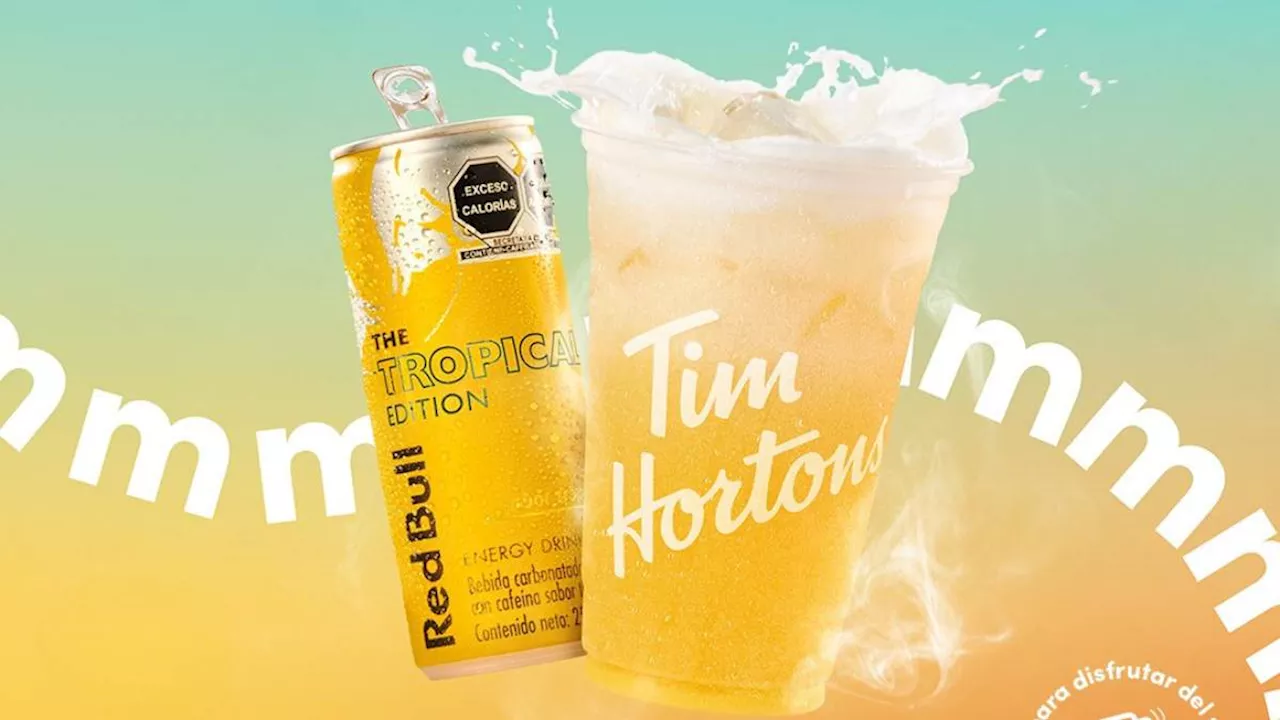 Esta es la nueva bebida con Red Bull que tiene Tim Hortons para el verano