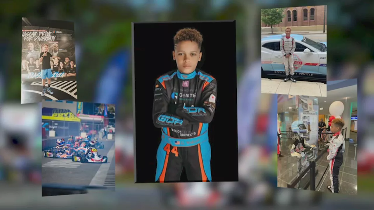 10-year-old go-kart driver dreams of competing in NASCAR Chicago Street Race