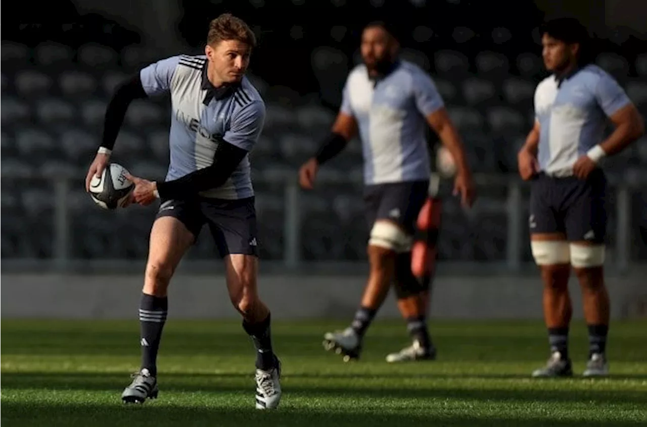 Beauden Barrett on the All Blacks bench for first England Test