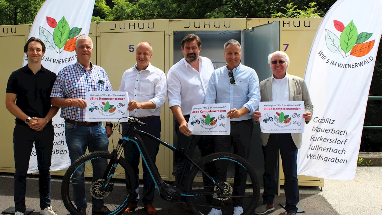 E-Bikeboxen der Kleinregion nun endlich einsatzbereit