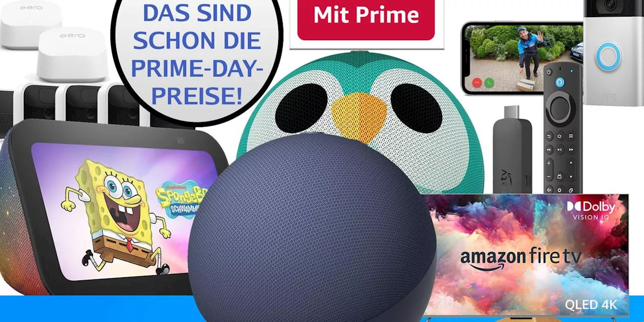 Im Amazon Sale g&uuml;nstig wie nie! Jetzt fr&uuml;he Prime Day Deals - wann kommen Alexa und Fire TV Stick?