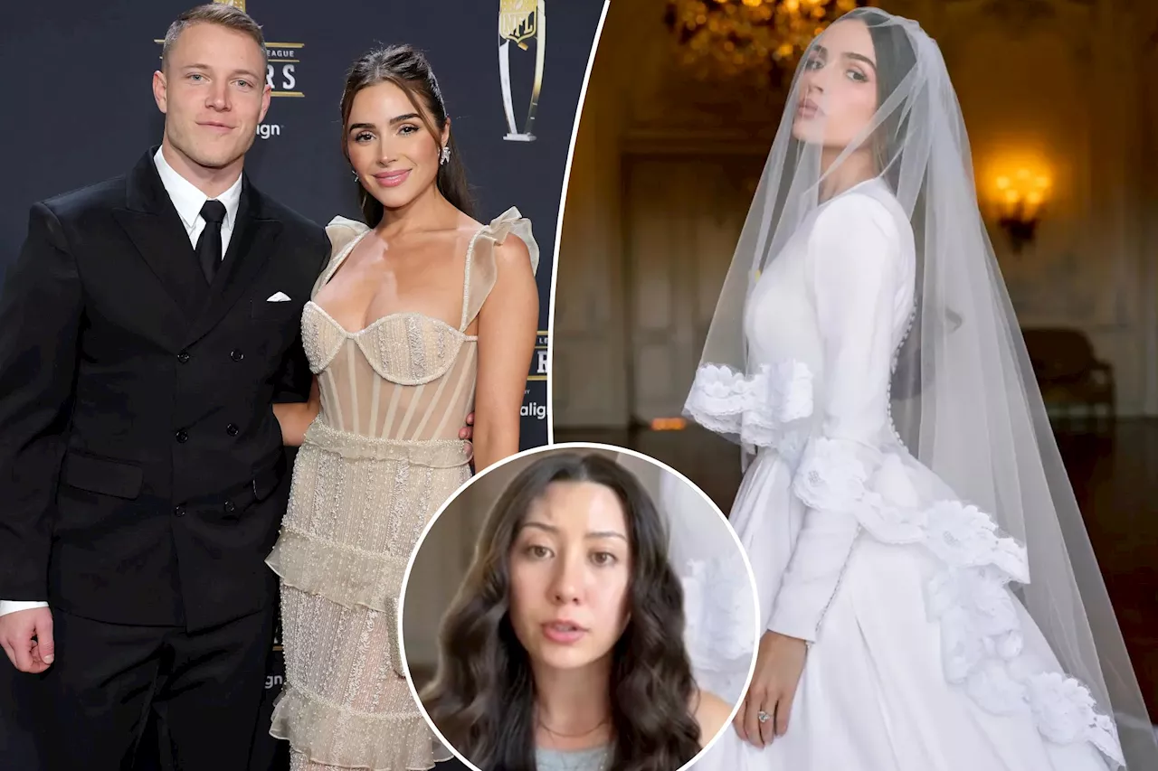 Christian McCaffrey fires back at influencer over Olivia Culpo wedding dress critique