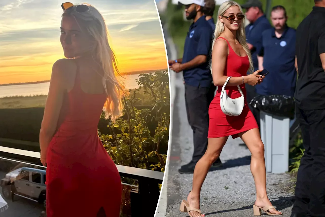 Livvy Dunne rocks fiery red dress for star-studded Fourth of July bash