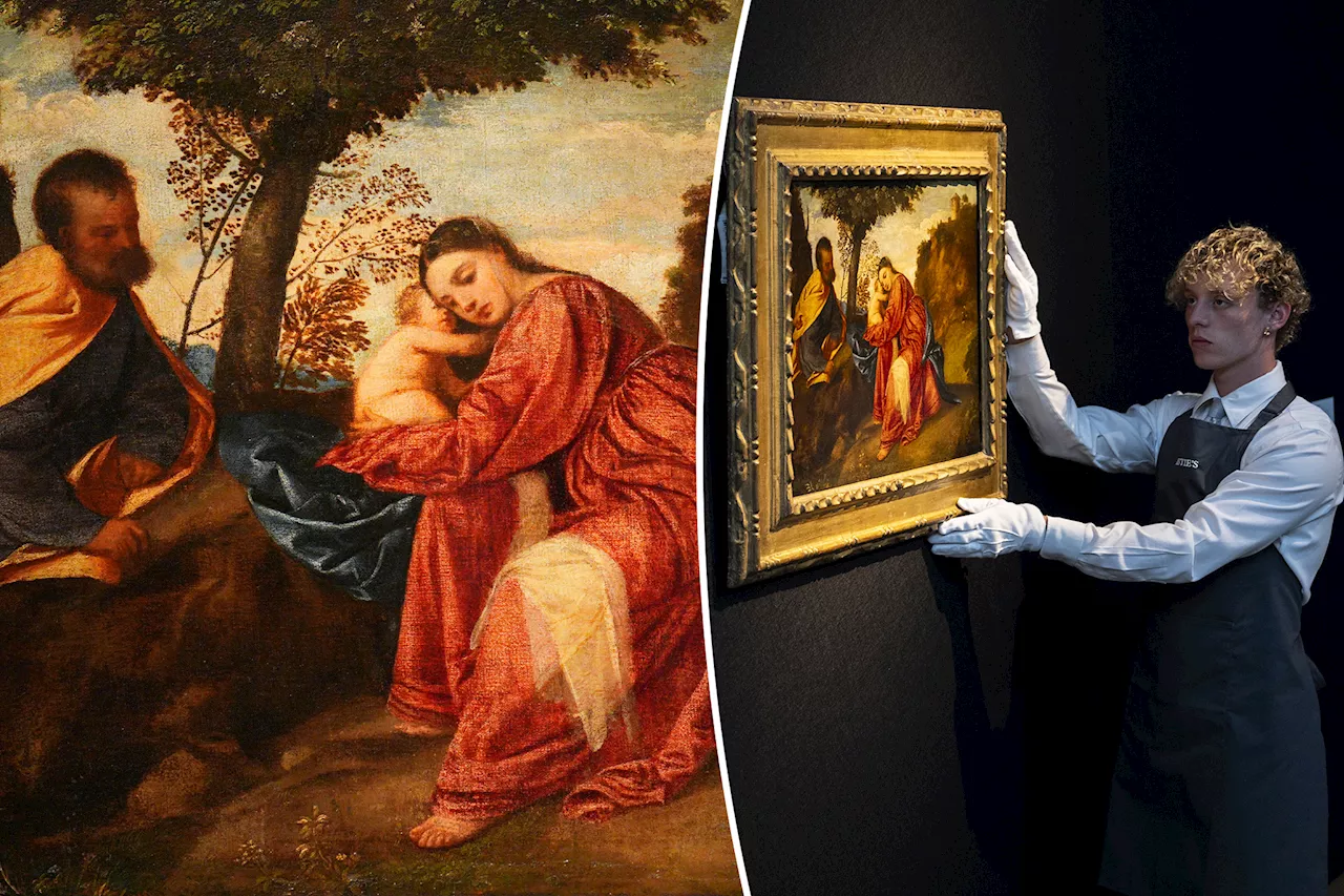 Stolen 16th-century painting sells for $22M after being recovered from a bus stop