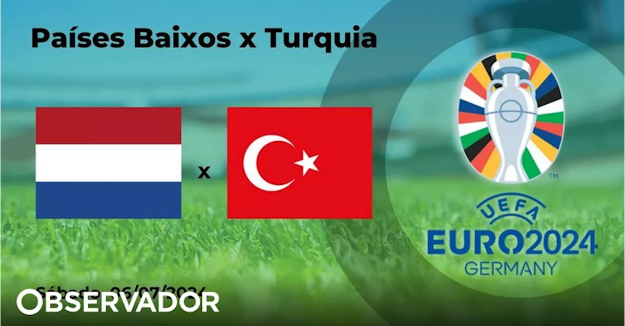 Prognóstico Países Baixos vs Turquia - Euro 2024 (06/07/2024)