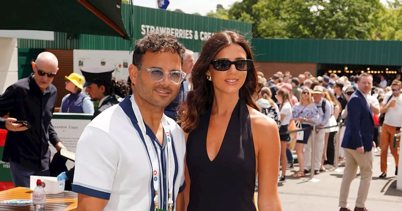 Lucy Mecklenburgh and Ryan Thomas lead celebs at Day 4 of Wimbledon