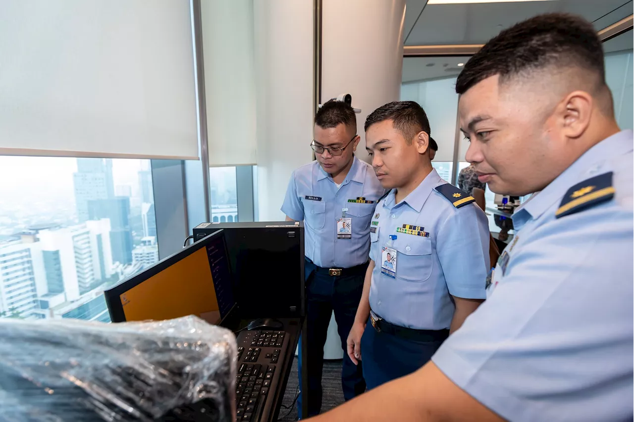 Ayala group beefs up Philippine Coast Guard’s research unit with computers