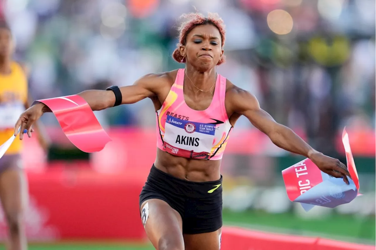 When 3 years of training came down to 2 minutes of running, Nia Akins was ready. Now the Rancho Bernardo High graduate is headed to the Olympics.