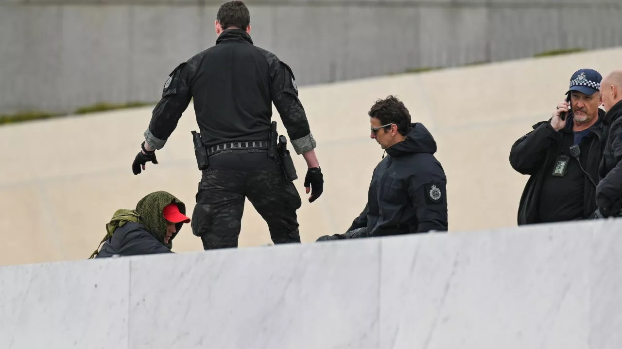 Security experts explain how protestors stormed the roof of Parliament House