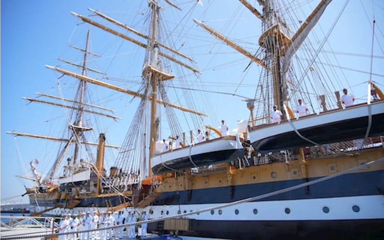 Tour mondiale dell'Amerigo Vespucci, inaugurato il Villaggio Italia a Los Angeles