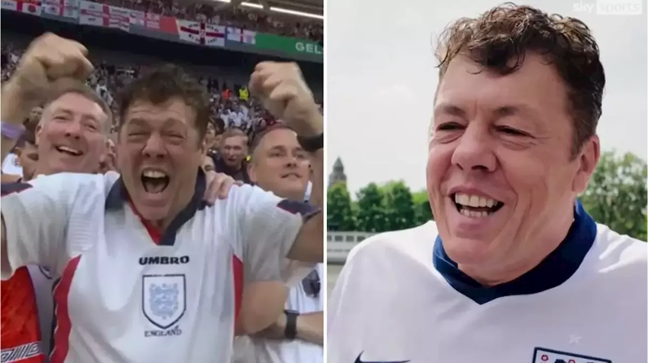 People are only just finding out what iconic England supporter Andy Milne's real job is