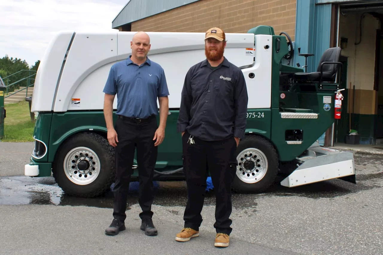 City adds first electric Zamboni to its 17-vehicle fleet