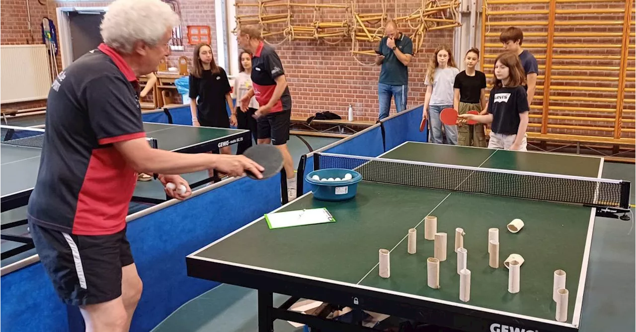 Pendant leur semaine blanche, ils ont pu découvrir le tennis de table à Mons : « Certains enfants n’y avaient