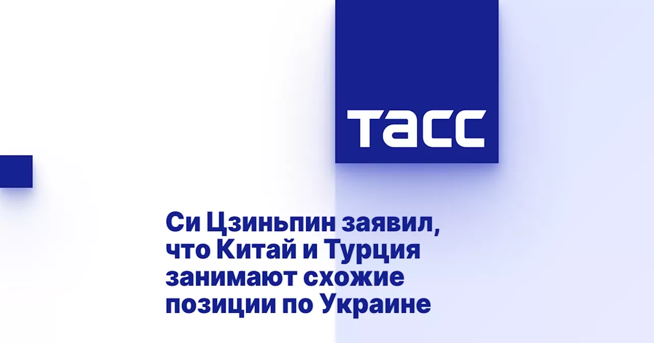 Си Цзиньпин заявил, что Китай и Турция занимают схожие позиции по Украине