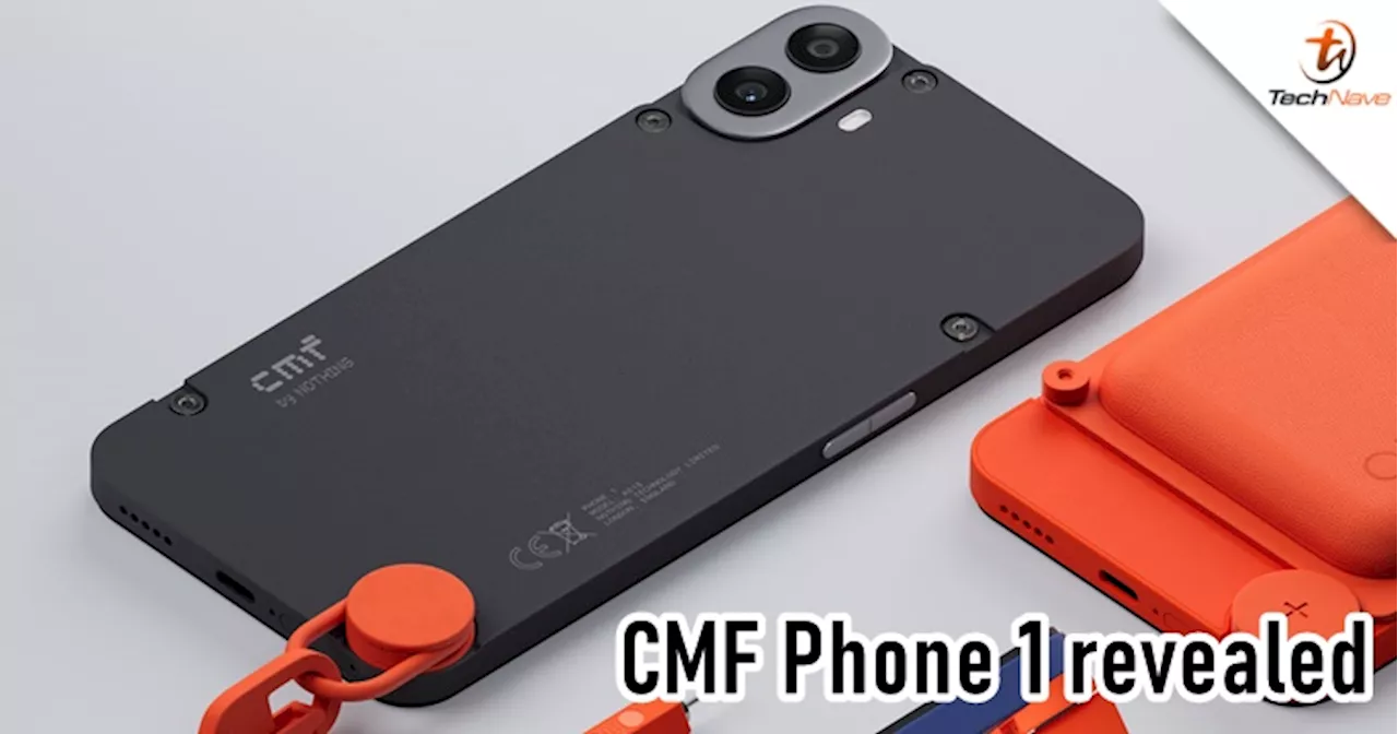 CMF Phone 1 unveiled online with a customisable dial and back panel