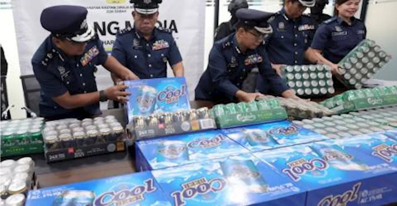 Customs busts syndicate smuggling in alcoholic beverages hidden behind veggies