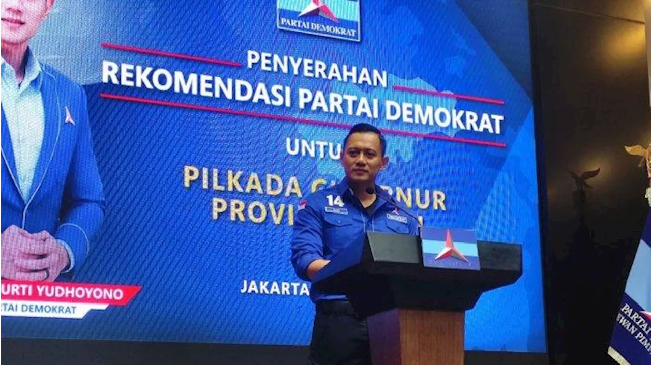 Demokrat Dukung Petahana di Pilkada Papua Barat, Babel dan Jambi, AHY Serahkan Surat Rekomendasinya