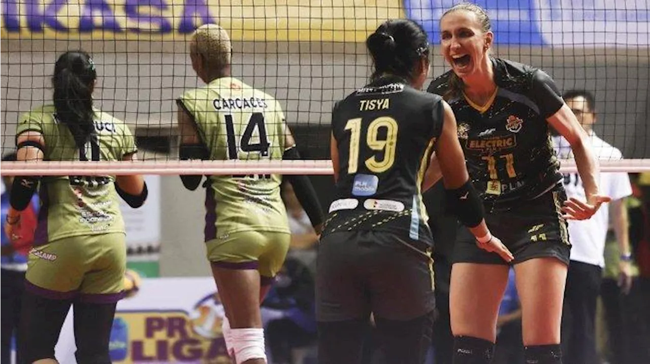 Hasil Proliga 2024 Putri: Elektrik PLN Comeback Gemilang, Pukul Popsivo Polwan 1-3 di Final Four