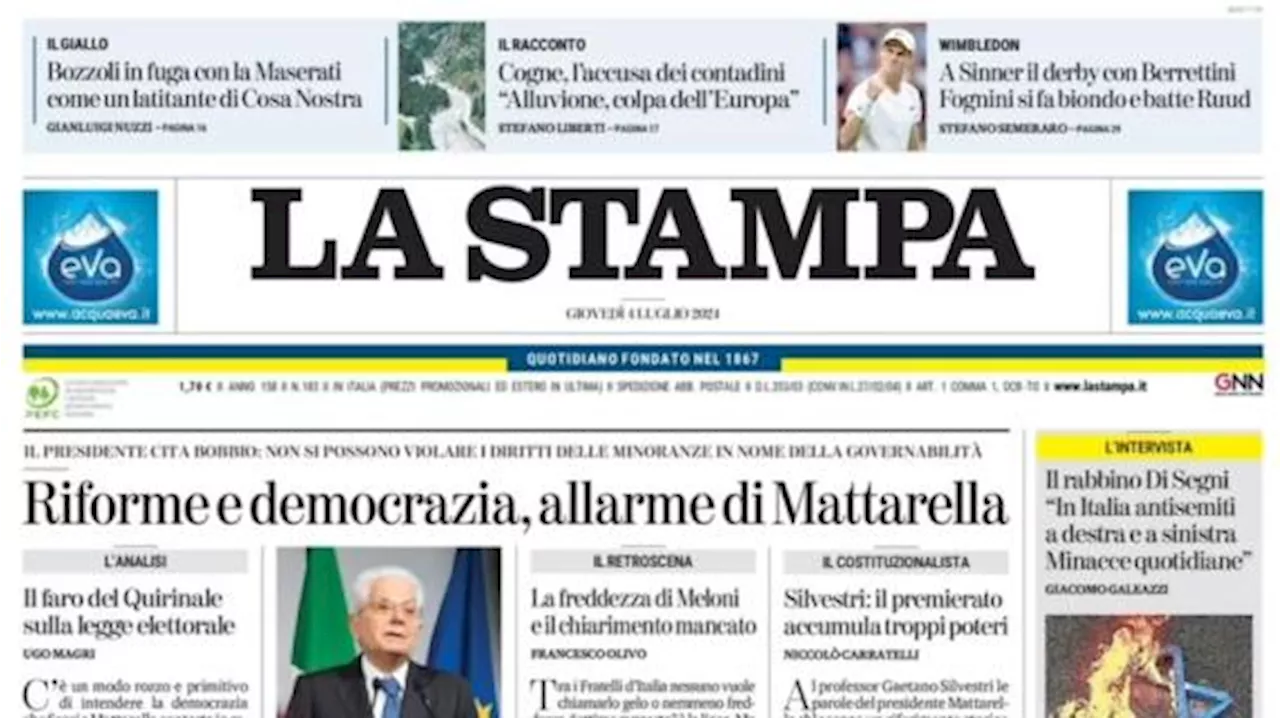 La Stampa con Marchisio: 'Do un calcio all'odio: gli striscioni non mi fermeranno'