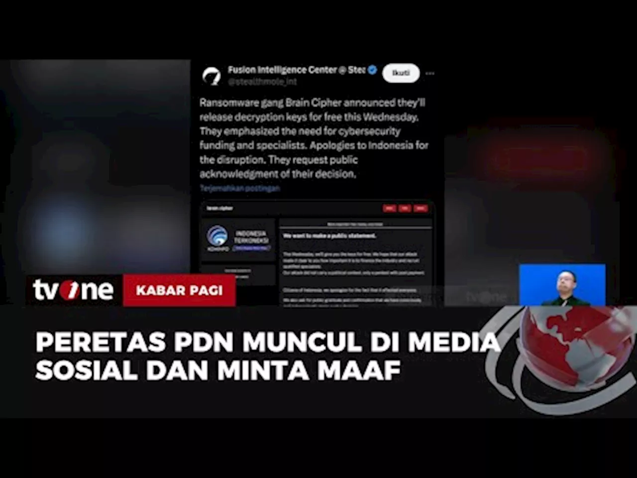 Kelompok Peretas Brain Chiper Akan Beri Kunci Ransomware Secara Cuma-cuma