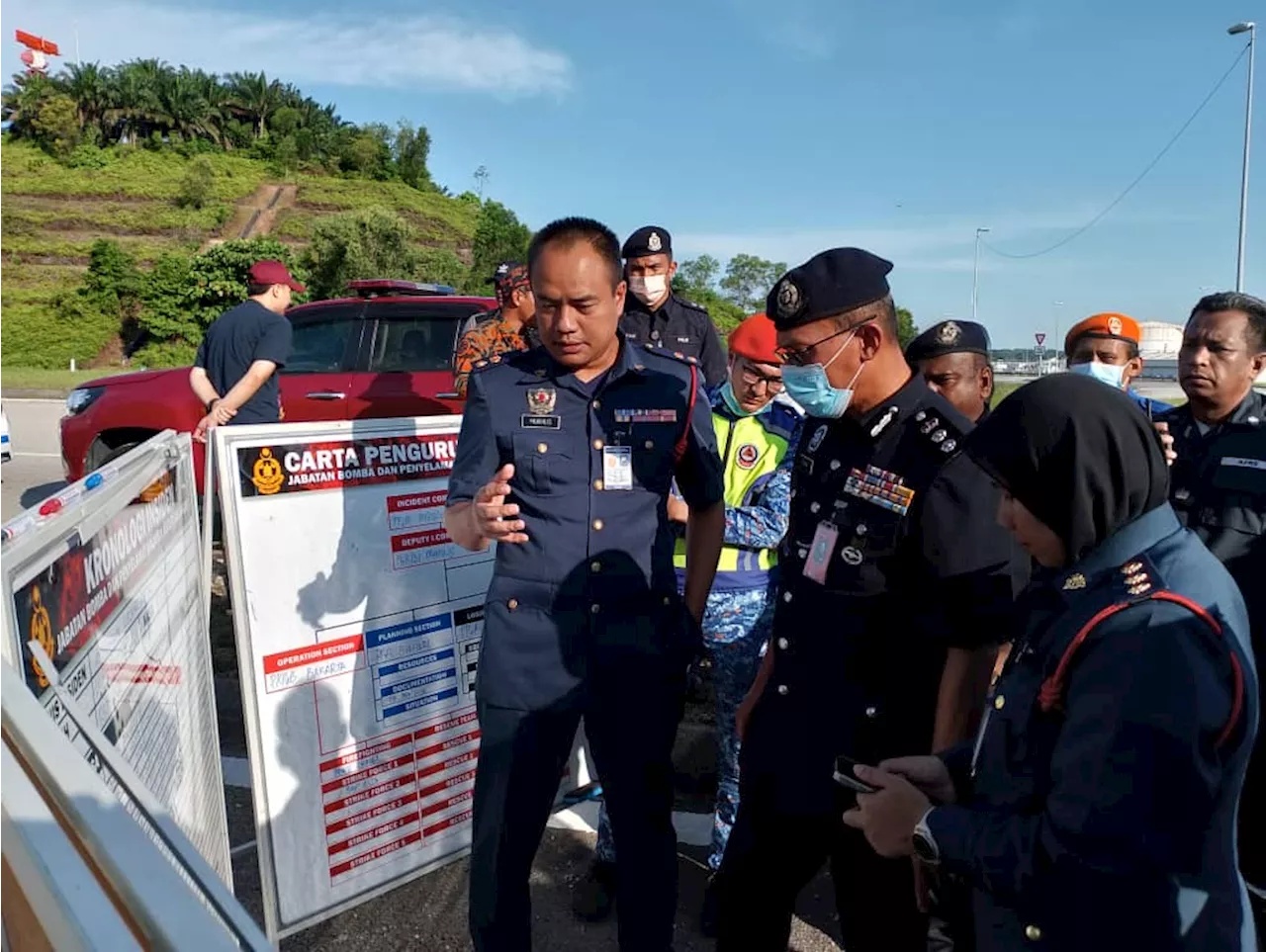 Insiden gas bocor KLIA: Gas bocor dikesan pada sebuah tangki skid terbiar