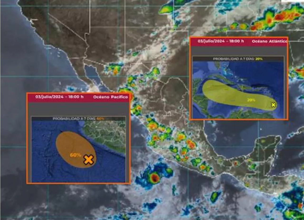 Alertan por ‘Debby’ en el Atlántico y ‘Aletta’ en el Pacífico, mientras México se prepara para huracán ‘Beryl’