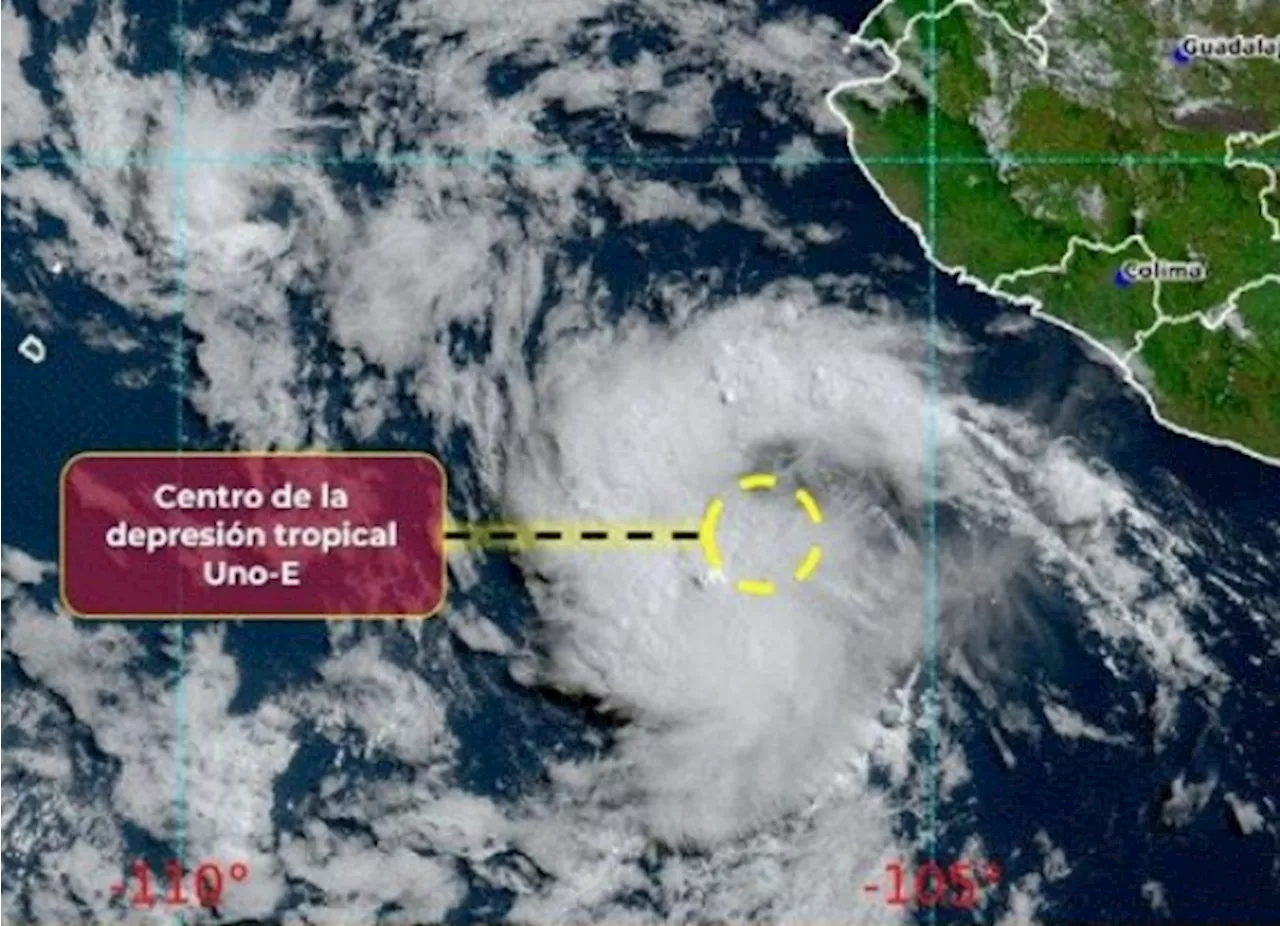 Más lluvia en México, depresión tropical se forma frente a Colima y Jalisco