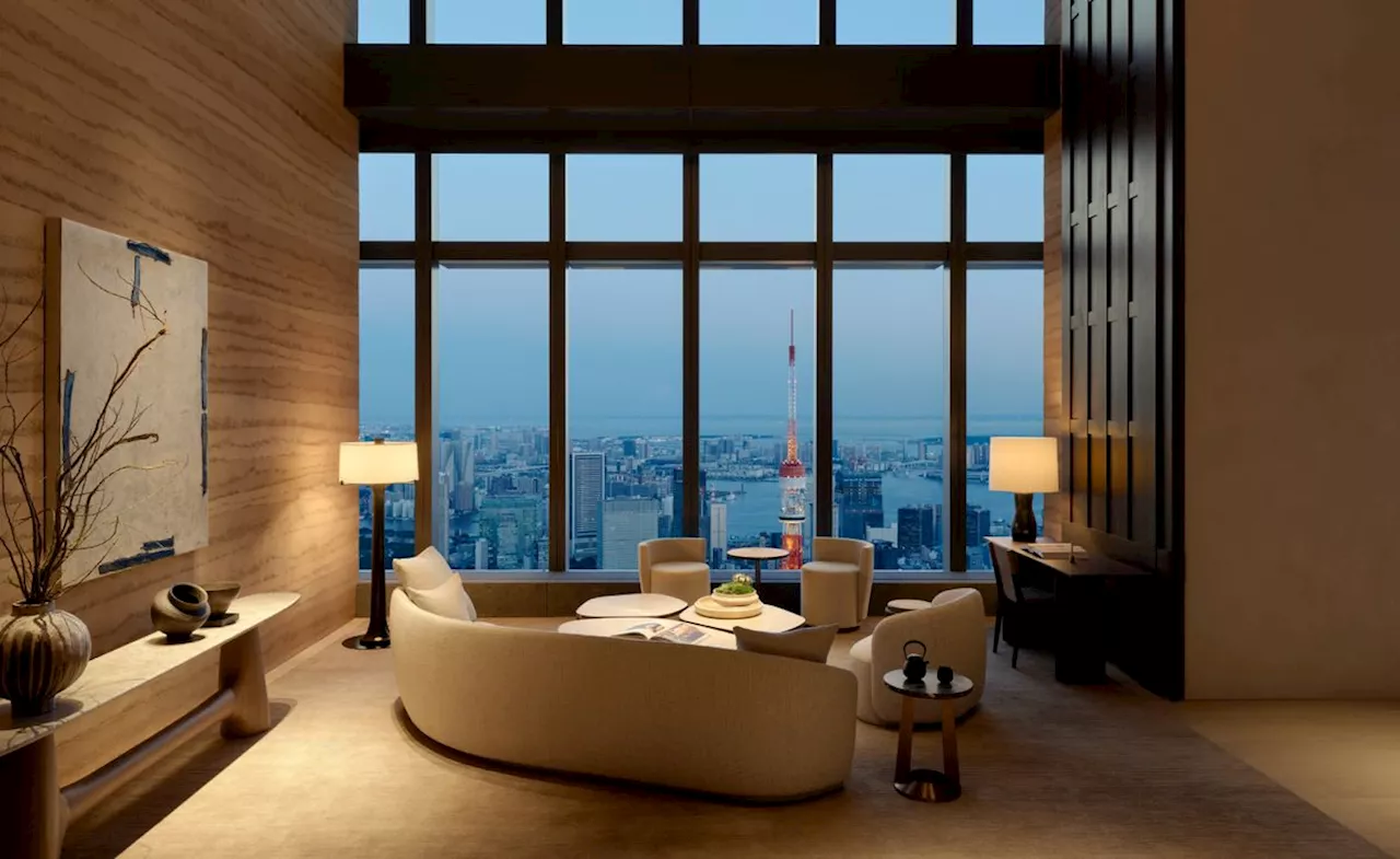 Aman Residences Tokyo float high above the Japanese capital