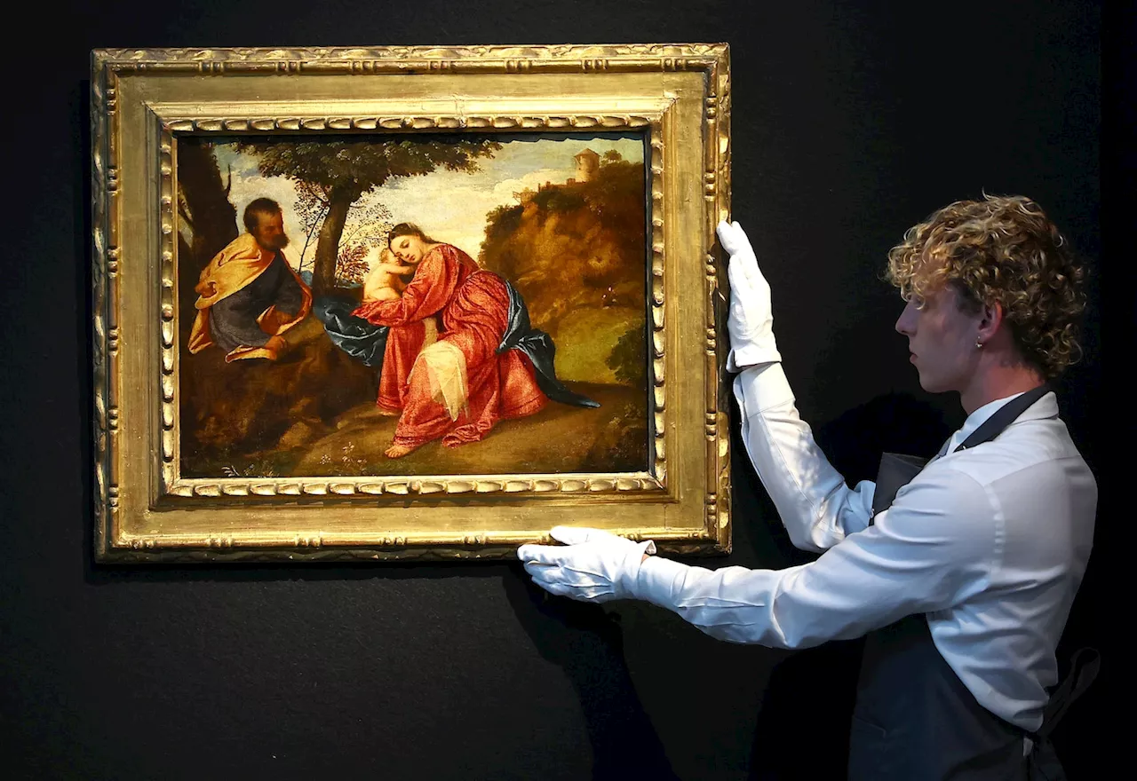 Stolen 16th-century painting, found at a bus stop, sells for record $22M