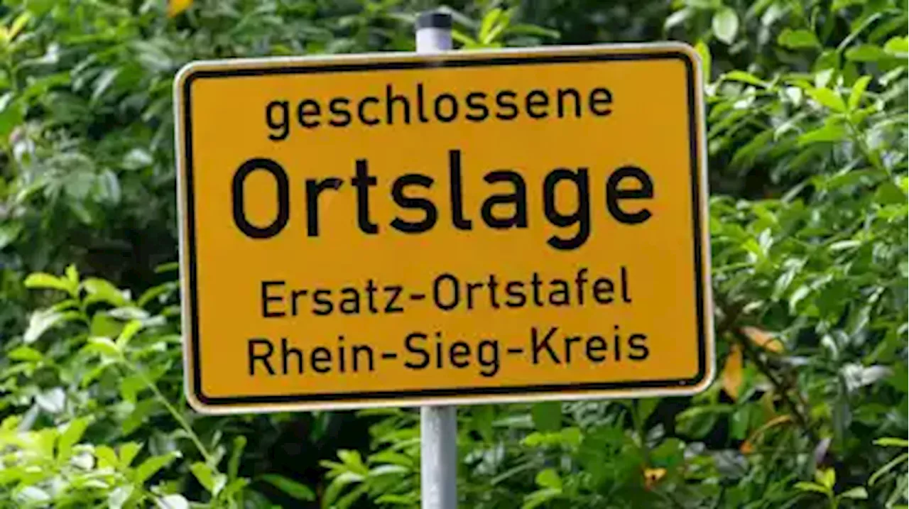 Hanf-Ortsschild verschwunden - jetzt «geschlossene Ortslage»