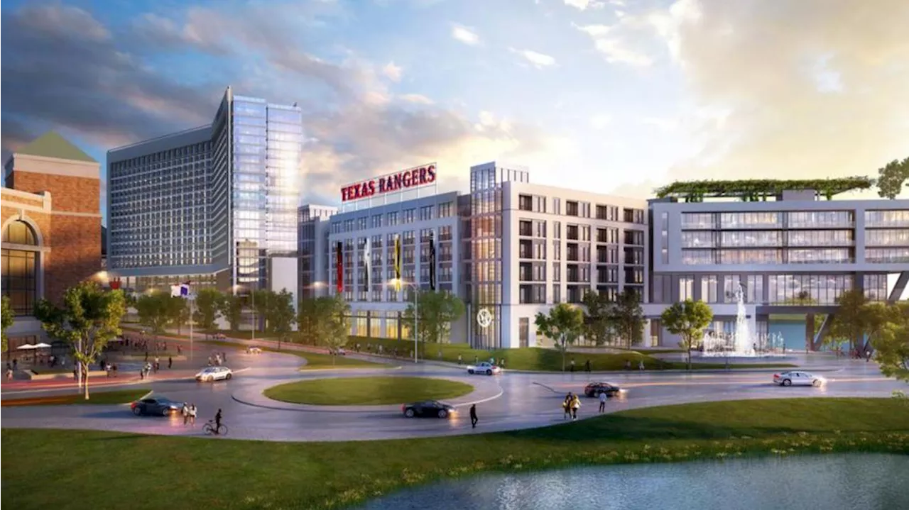 First look: Texas Rangers history inspires design of first luxury apartments in Arlington Entertainment District