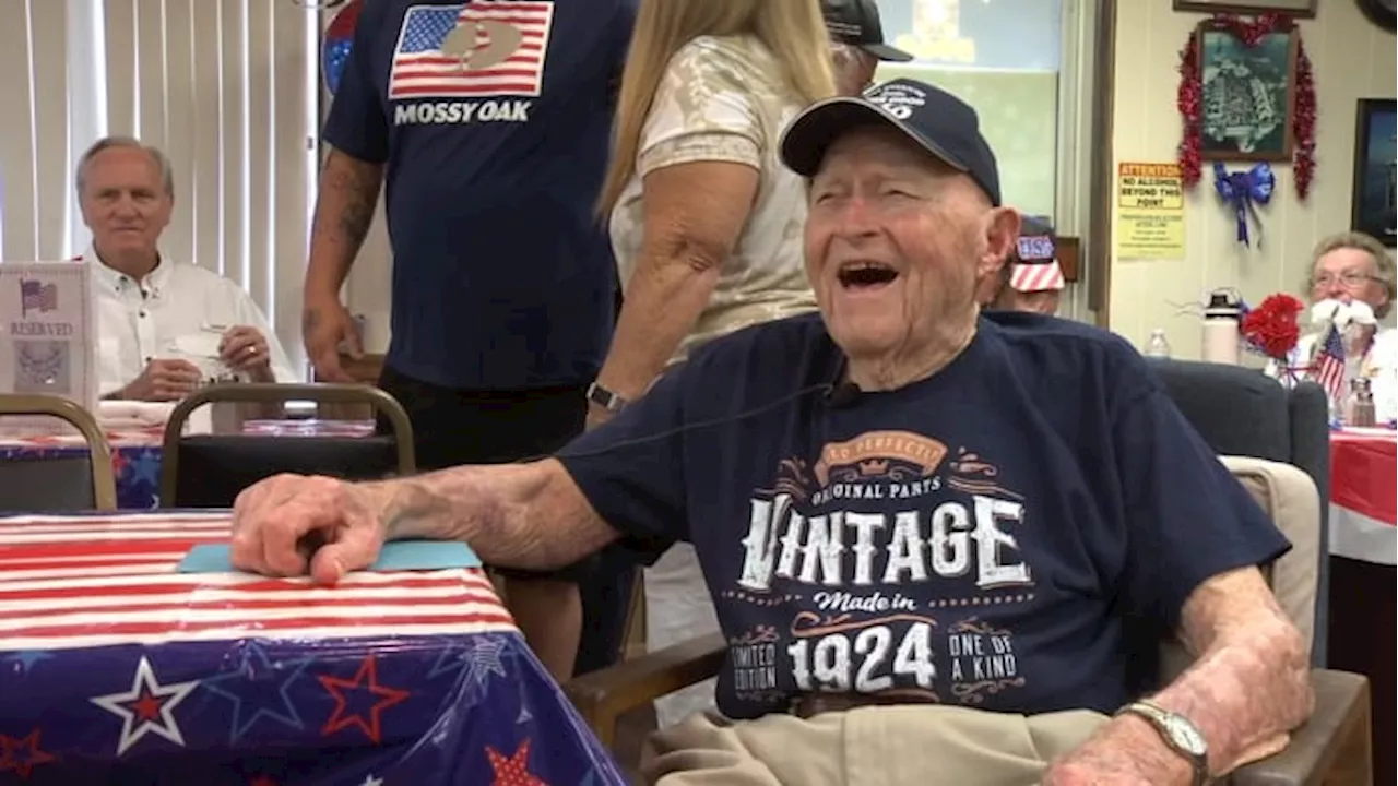 Local WWII veteran turns 100 years old on the Fourth of July