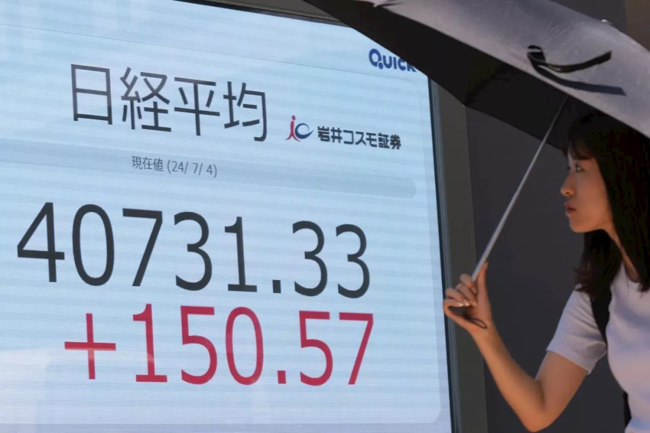 Stock market today: Japan's Nikkei 225 hits new record close, leading Asian shares higher