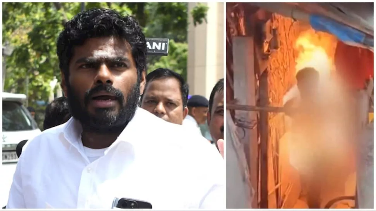 Youth Attempts Self-Immolation to Halt Demolition of Home: TN BJP Chief Annamalai