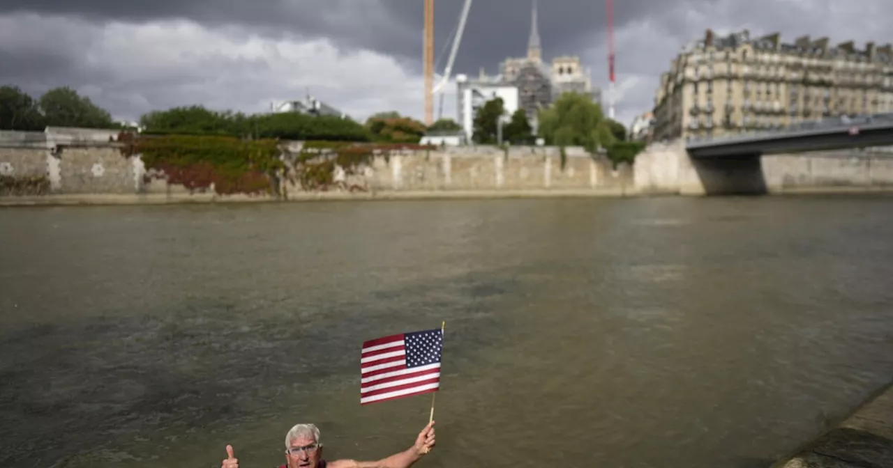 American swims in Paris' Seine River before Olympics despite contamination concerns