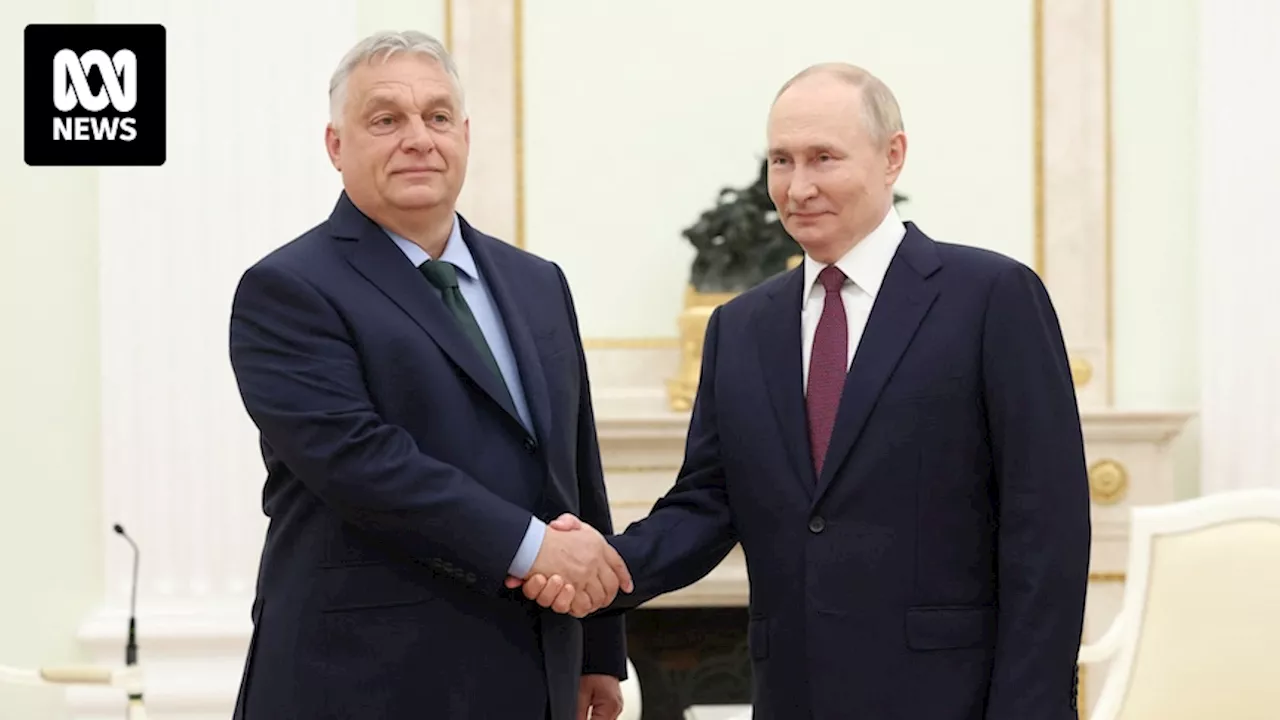 Hungary Prime Minister Viktor Orbán visits Moscow for talks with Vladimir Putin