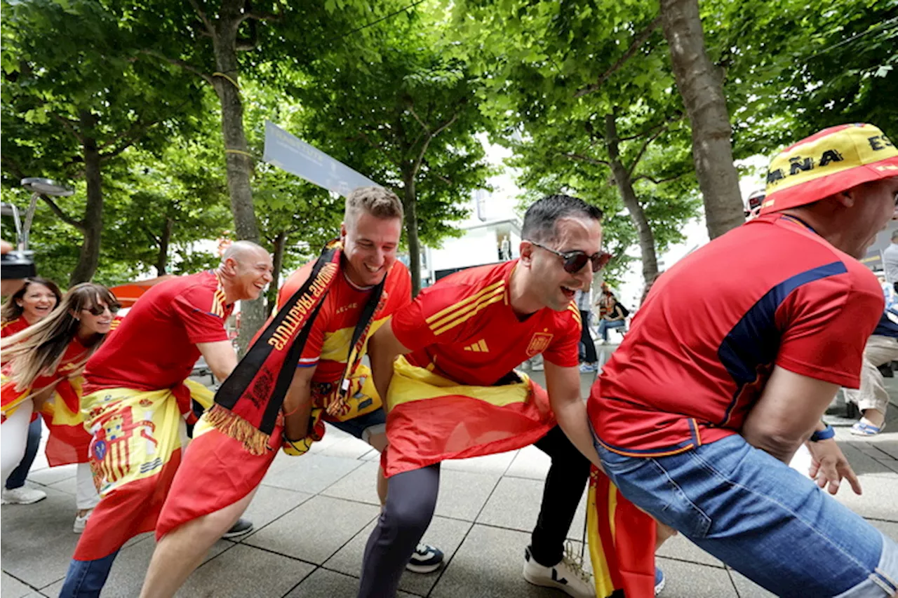 Euro 2024:Spagna,tifosi prima della partita con la Germania