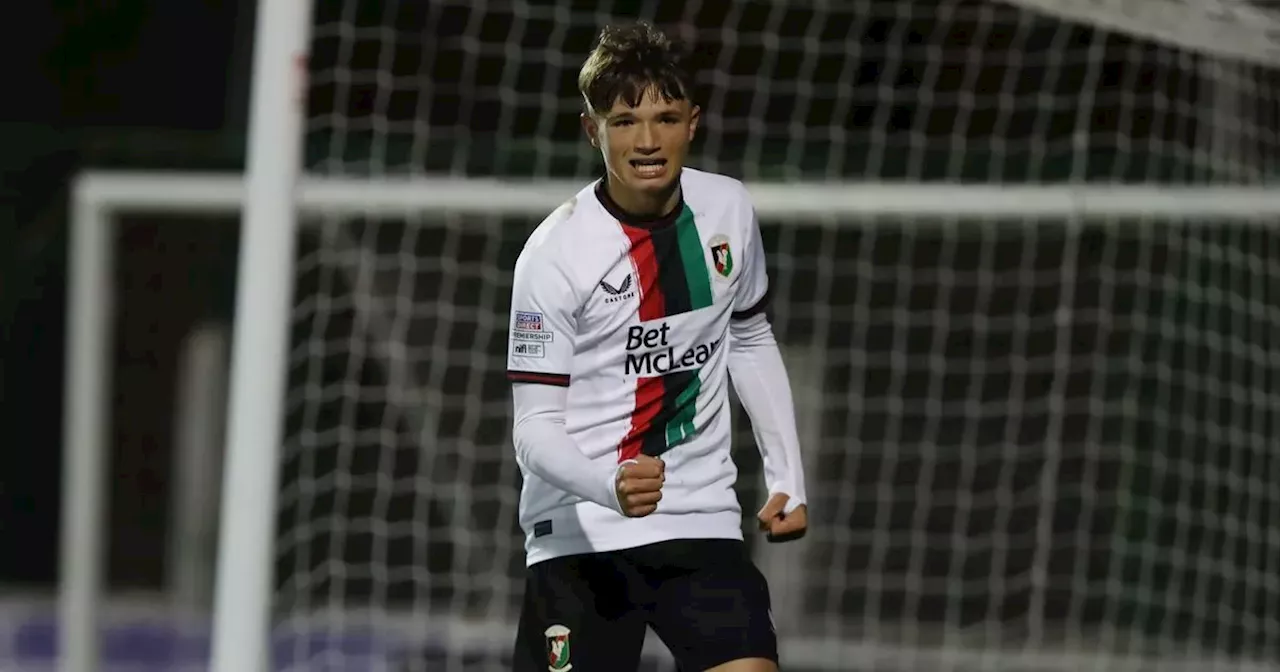 Spurs win the race for Glentoran's teenage striker George Feeney