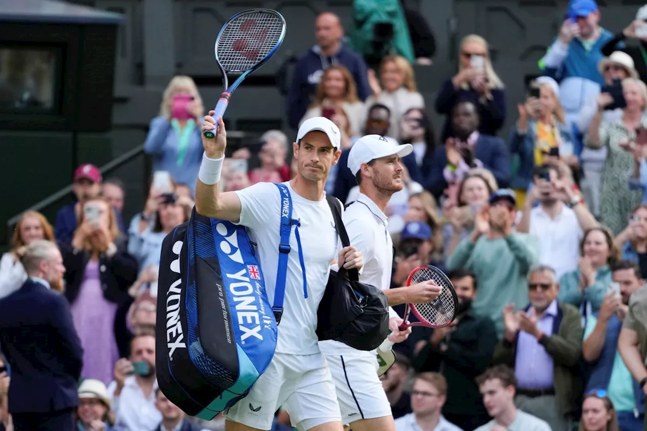 Andy Murray Wimbledon farewell tour begins with loss in doubles with brother