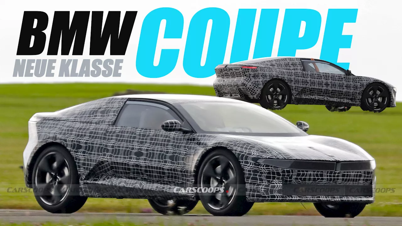 BMW Neue Klasse EV Coupe Spied With Radical Tech And Futuristic Design