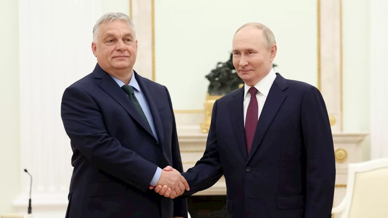 Hungary's Orban holds Ukraine talks with Putin on trip slammed by EU