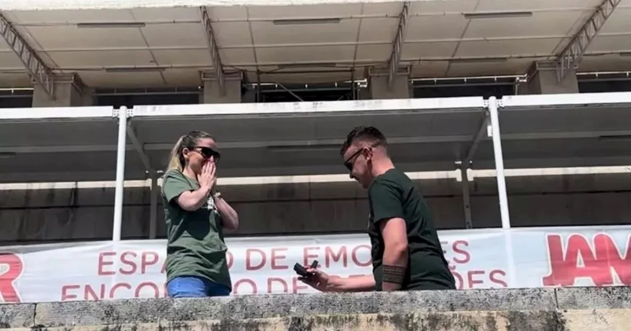 Scots 'Celtic mad' couple engaged in Lisbon stadium where team won European Cup