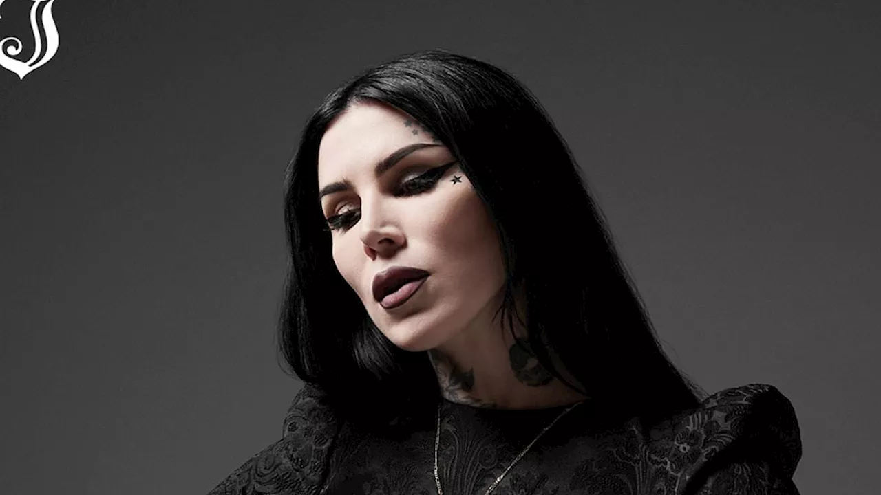 Kat Von D gives fans shock update on her ALL-BLACK tattoo cover-up transformation as she poses for...