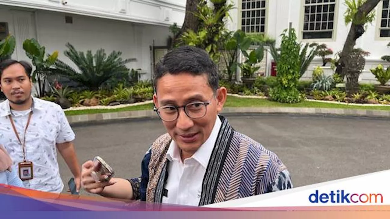 Tanggapan Sandiaga Uno soal PKB Ingin Usung Dirinya di Pilgub Jabar