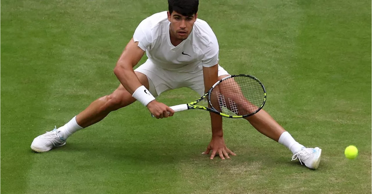 Titelverteidiger Alcaraz zittert sich in Wimbledon ins Achtelfinale